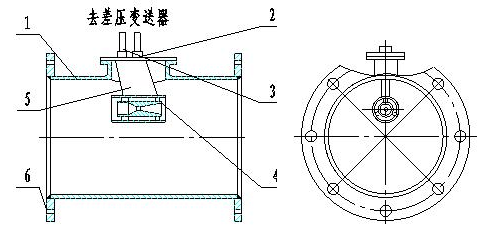 單點(diǎn)多重安裝結(jié)構(gòu)簡(jiǎn)圖（當(dāng)管道尺寸為300～1000mm選用）